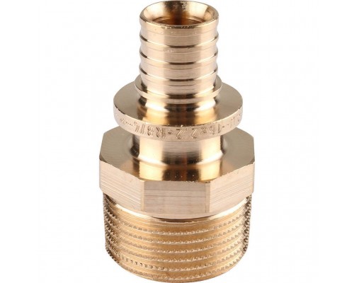 Переходник REHAU RAUTITAN с наружной резьбой 16-R 3/4 RX+ для труб из сшитого полиэтилена аксиальный (14563121001)