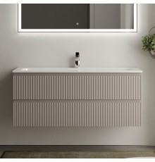 Тумба с раковиной Sancos Snob R 120 см, doha soft, раковина CN7017