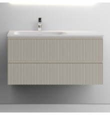 Тумба с раковиной Sancos Snob T 100 см, L, beige soft