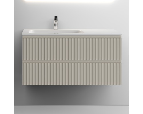 Тумба с раковиной Sancos Snob T 100 см, L, beige soft