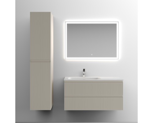 Мебель для ванной комнаты Sancos Snob T 100 см, L, beige soft