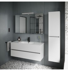 Мебель для ванной комнаты Sancos Urban 120 см белый глянец