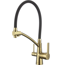 Смеситель для кухни Savol S-L1805B-01 с гибким изливом