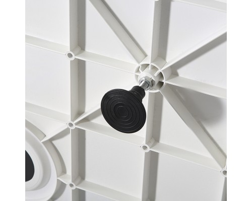 Душевой поддон квадратный RGW SMC-W Белый (Уценка)  900x900