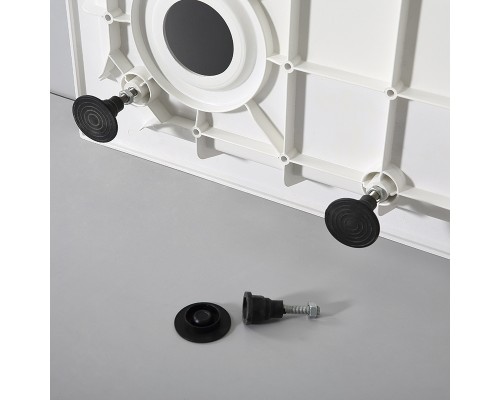 Душевой поддон квадратный RGW SMC-W Белый (Уценка)  900x900