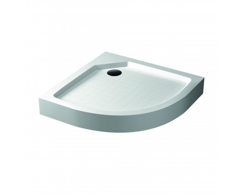 Душевой поддон полукруглый RGW SMC/R W Белый (Уценка)  800x800