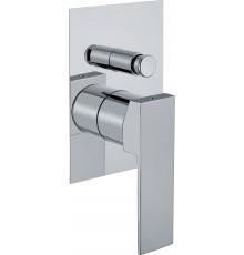 Смеситель для ванны с душем Webert Pegaso PE860101015 С ВНУТРЕННЕЙ ЧАСТЬЮ, хром