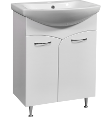 Тумба с раковиной Stella Polar Волна 60