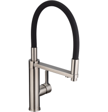 Смеситель для кухни Swedbe Selene Plus 8640 черный, нержавеющая сталь