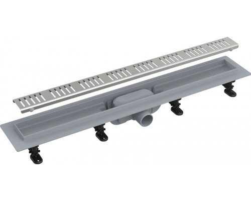 Душевой трап (лоток) AlcaPlast APZ10-Simple 650 с решеткой и опорами