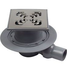 Душевой трап Pestan Square Confluo Standard Square 1 13000005, хром