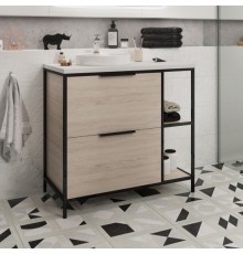 Тумба с раковиной Cersanit Bosquet 80