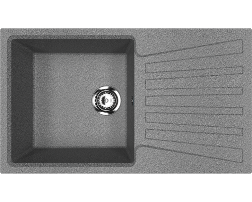 Мойка кухонная Ulgran U-703 -309 темно-серая