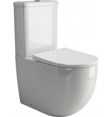 Унитаз-компакт Ceramicanova Mia Rimless CN1801 с микролифтом, безободковый