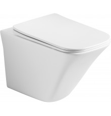 Унитаз подвесной Ceramicanova Mono CN1902 с микролифтом, безободковый