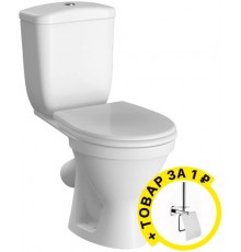 Унитаз-компакт Norm Blanc 9837B099-7201 с микролифтом + держатель туалетной бумаги