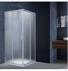 Душевой уголок Vincea Alpha VSS-3AL800MT 80x80, профиль хром, стекло текстурное