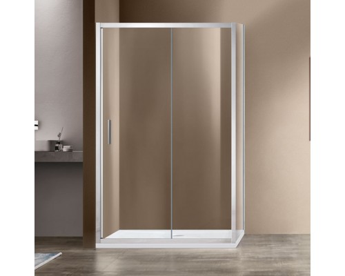 Душевой уголок Vincea Garda VSR-1G1015CL 150x100 см, профиль хром, стекло прозрачное