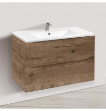 Тумба с раковиной Vincea Mia 80 дуб винтаж, раковина VBS-13980
