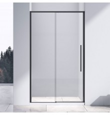 Душевая дверь в нишу Vincea Slim-N VDS-4SN140CLB 140 см, профиль черный