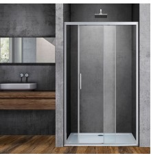 Душевая дверь в нишу Vincea Soft VDS-3SO110CL 110 см, стекло прозрачное, хром