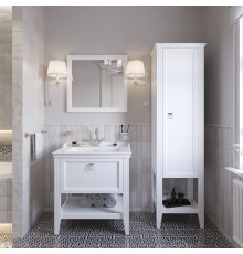 Мебель для ванной комнаты VitrA Valarte 80 матовая белая с зеркалом VitrA Valarte 80