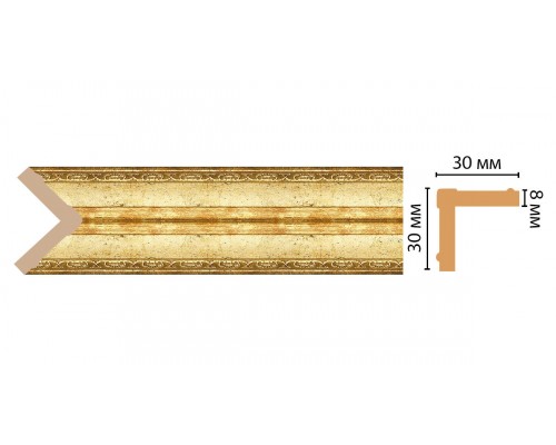 Угол DECOMASTER 116-126 ДМ (30*30*2400 мм)