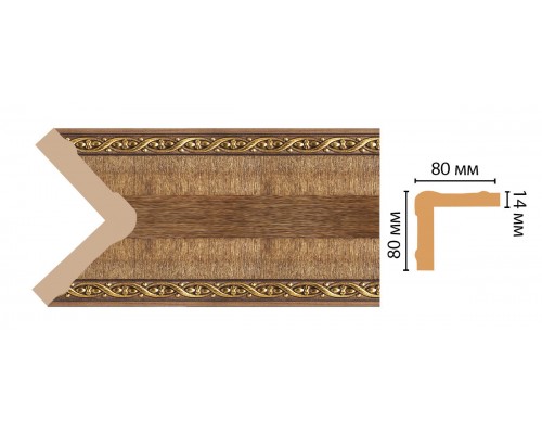 Угол DECOMASTER 140-3 (80*80*2400мм)