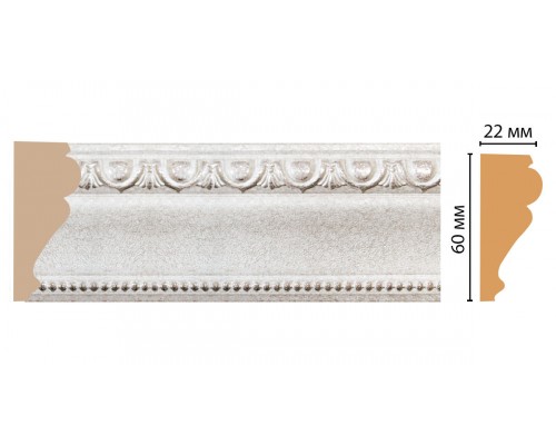 Молдинг DECOMASTER 161-19D ДМ (60*22*2400 мм)