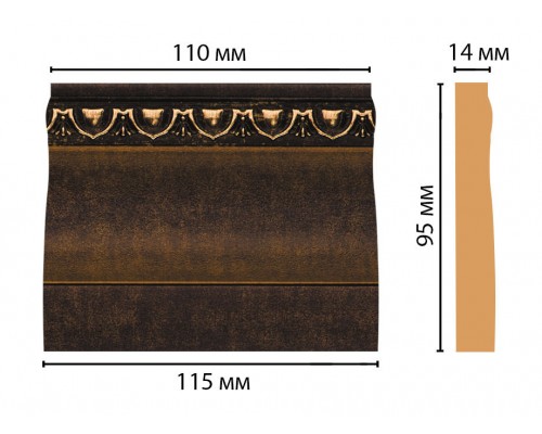 Основание DECOMASTER D204-56 (115*95*14мм)