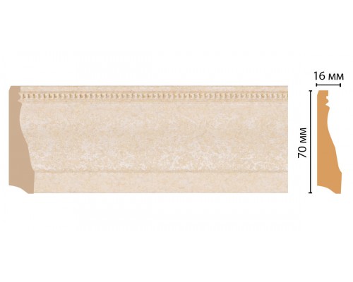 Плинтус напольный DECOMASTER 193-18D ДМ (70*16*2400 мм)