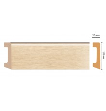 Плинтус напольный DECOMASTER D234-71ДМ (58*16*2400 мм)