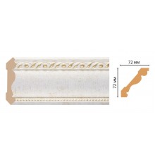 Плинтус потолочный DECOMASTER 122-40 (72*72*2400мм)