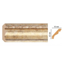 Плинтус потолочный DECOMASTER 146-553 (63*63*2400мм)