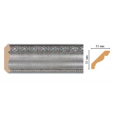 Плинтус потолочный DECOMASTER 155-55 (50*50*2400мм)