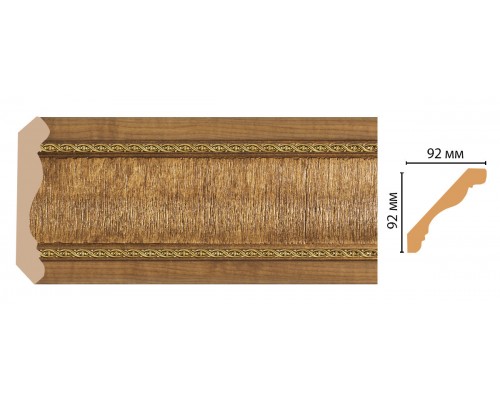 Плинтус потолочный DECOMASTER 171-4 (92*92*2400мм)