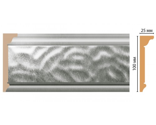 Плинтус потолочный DECOMASTER D215-375 (100*25*2400мм)