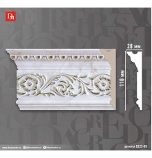 Плинтус потолочный DECOMASTER D225-80ДМ (110*29*2400мм)