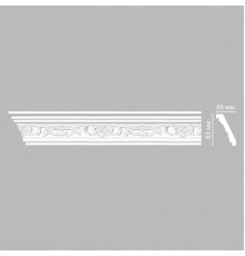Плинтус потолочный с рисунком DECOMASTER 95036F гибкий (83*66*2400мм)