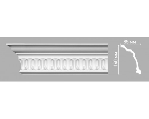 Плинтус потолочный с рисунком DECOMASTER 95093 (140х85х2400мм)
