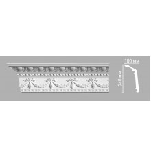 Плинтус потолочный с рисунком DECOMASTER 95142 (240х100х2400мм)