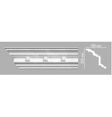 Плинтус потолочный с рисунком DECOMASTER 95144 (200х180х2400мм)