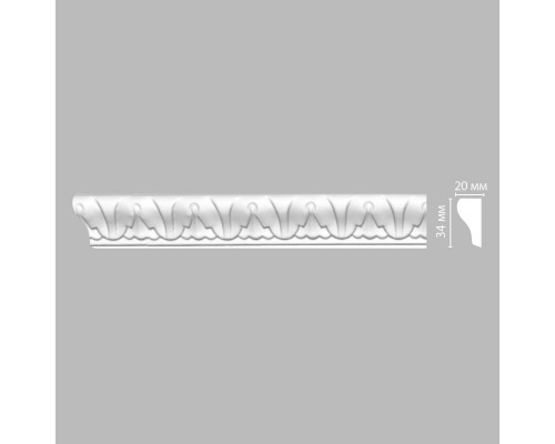 Молдинг с рисунком DECOMASTER 98031F гибкий (34*20*2400мм)