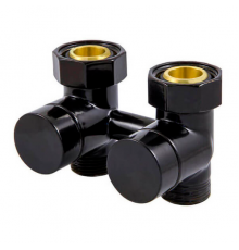 Узел подключения Schlosser 50 мм, проходной 3/4 x М22x1,5, Черный 601000102