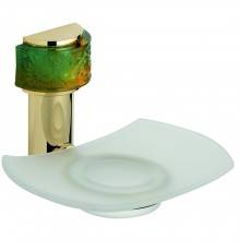 THG Island Мыльница стеклянная, подвесная, цвет: Soft gold. U5B-F30-500