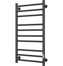 Полотенцесушитель электрический Bauedge M0019 100х50 R черный матовый