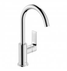 Hansgrohe Rebris E Смеситель для раковины 210, на 1 отв., с поворотным изливом, с донным клапаном, цвет: хром