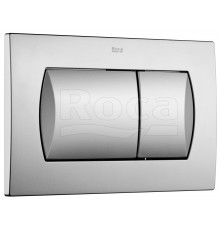 Roca 7.8901.1.60B.2 Active 62B Накладная панель, 2 объема, 255х158х32 мм, Хром матовый