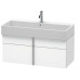Duravit VA Тумба подвесная 98.4x43.1х44.1см., с раковиной, 1 выдв.ящик, цвет: белый. VA650801818,  2350100071