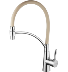 Смеситель для кухни Shevanik S743-2 с гибким изливом, хром